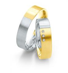 585Weissgold , seidenmatt,  Saint Maurice Oro Blanco Oro Amarillo Anillos de boda